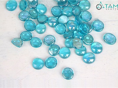 Sỏi thủy tinh xanh ngọc trong suốt SOI-06